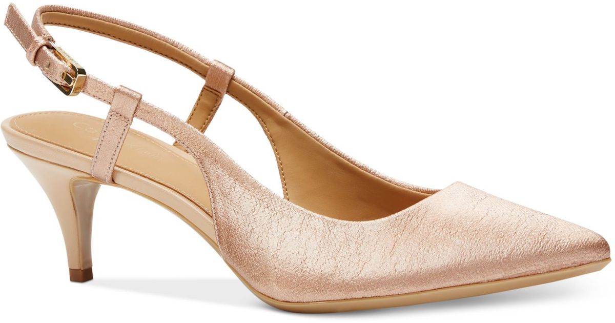 calvin klein sling back