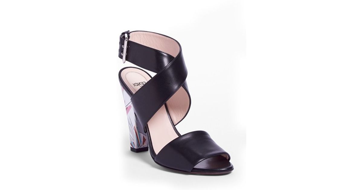 fendi criss cross sandals