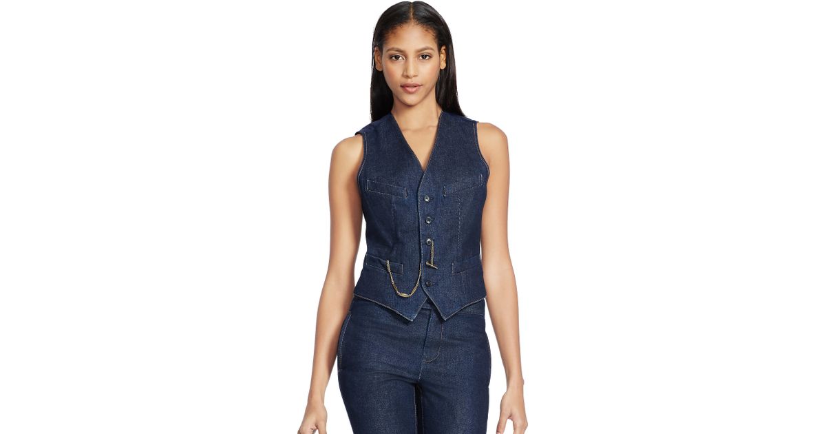 sleeveless jacket ralph lauren ralph lauren denim dress