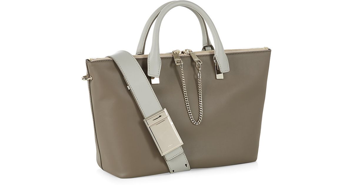 Chlo Medium Baylee Bag in Gray (Pearl Grey) | Lyst