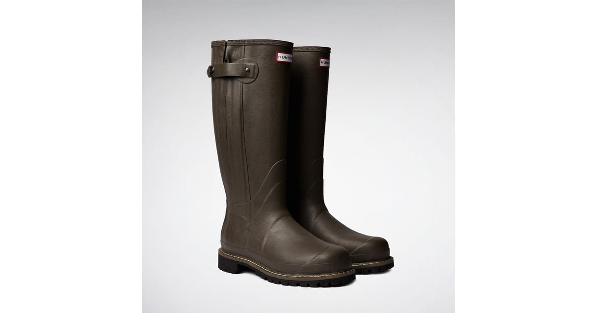 hunters leather boots