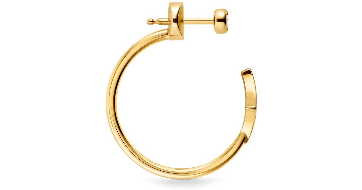 Louis Vuitton Logo Hoop Earrings Confederated Tribes Of The