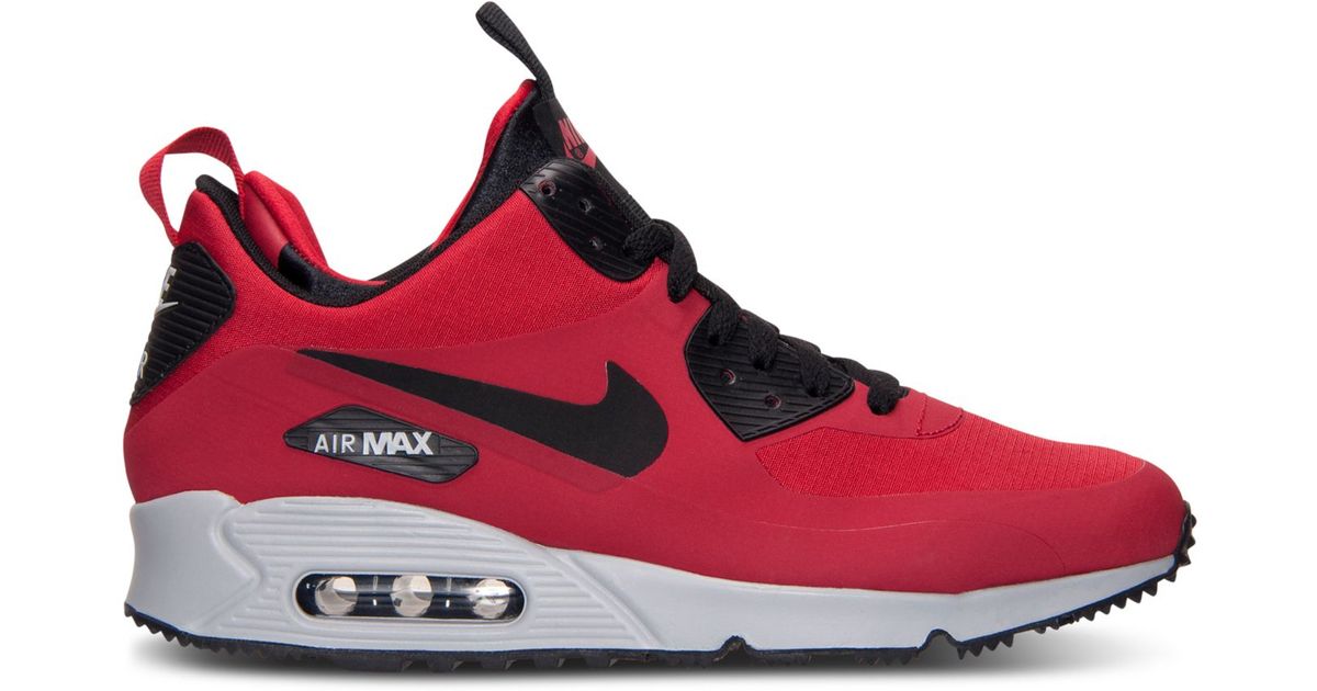 nike air max 90 mid winter red nike air max 90 mid winter red