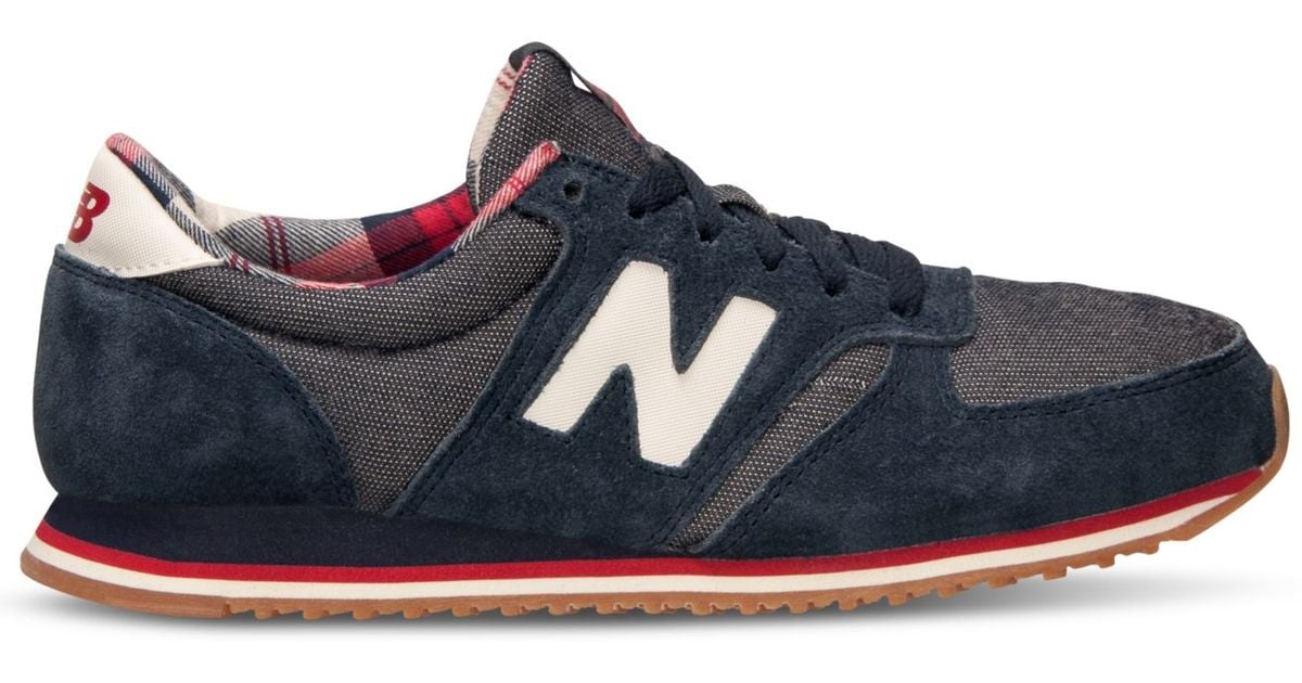 new balance 420 plaid Lyst - New Balance Women'S 420 Casual Sneakers From Finish Line in Blue