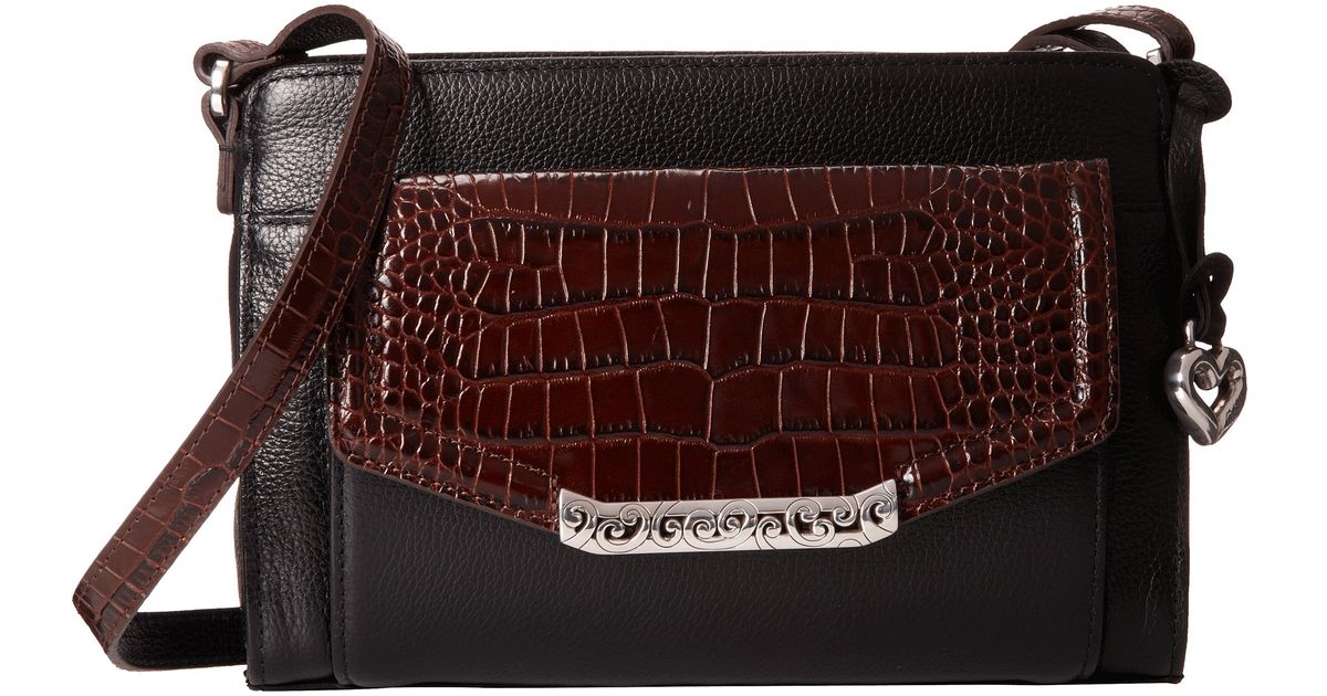 Lyst Brighton Juilian Organizer Shoulder Bag In Black