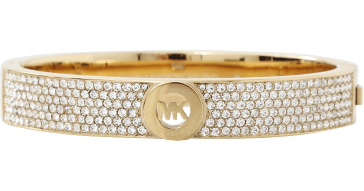 Michael Kors Fulton Pave Gold Tone Bracelet In Metallic Lyst