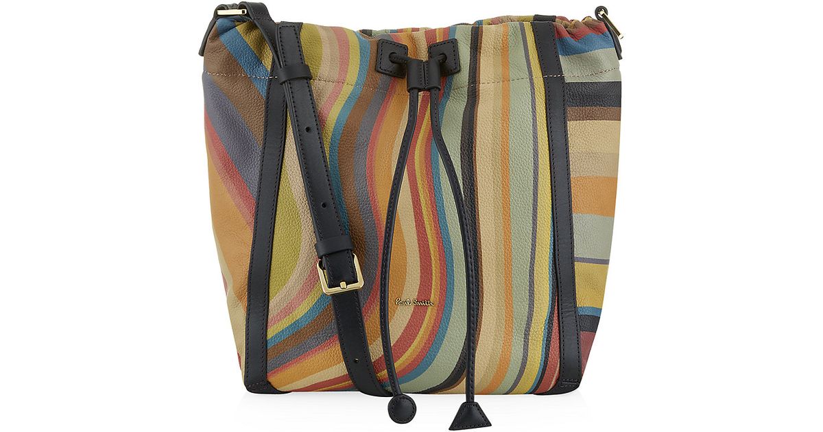 Paul Smith Swirl Stripe Bucket Bag Lyst