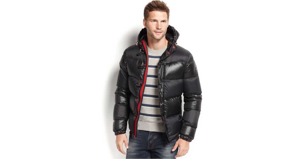 Armani Jeans Black Puffer Jacket For Men