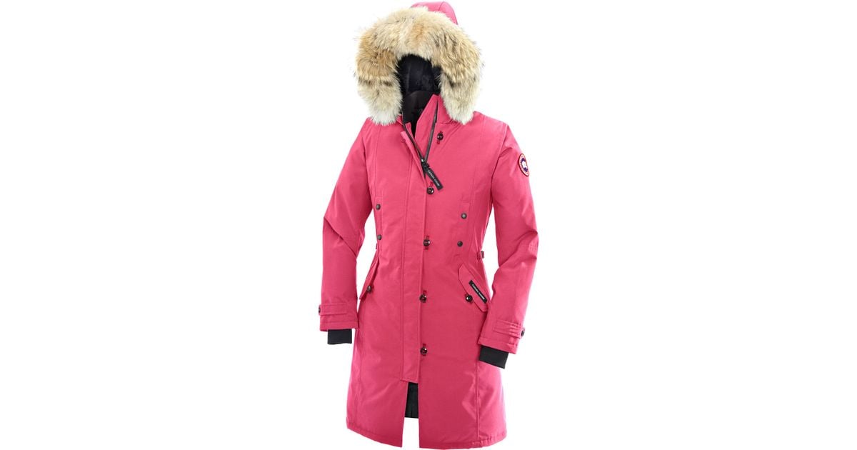 Canada Goose chateau parka outlet shop - Canada goose Kensington Parka in Pink (Summit Pink) | Lyst