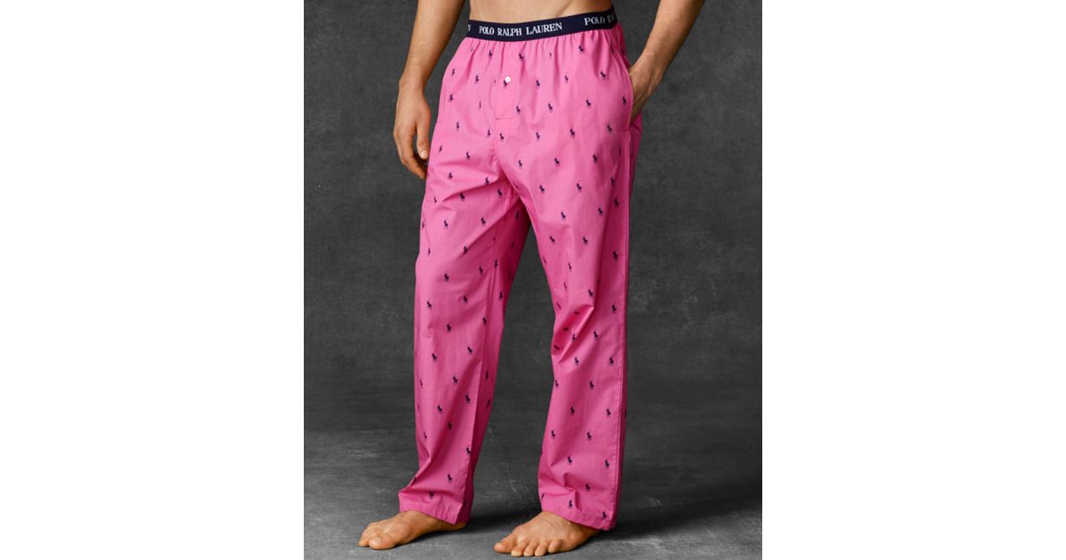 mens polo pj pants