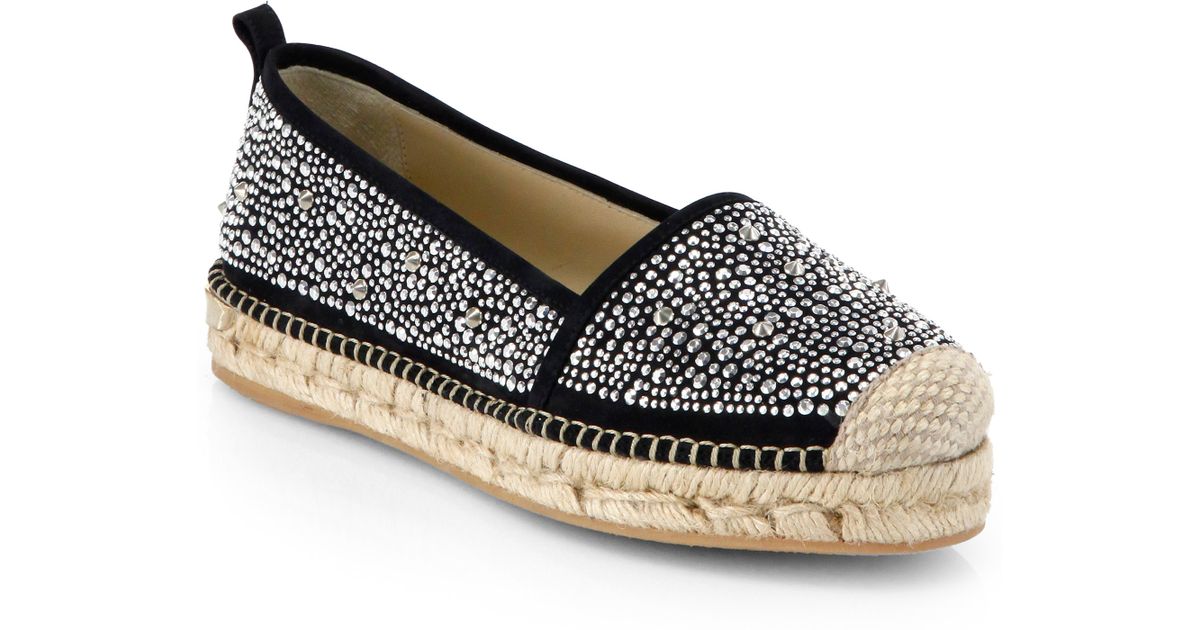 suede flat espadrilles