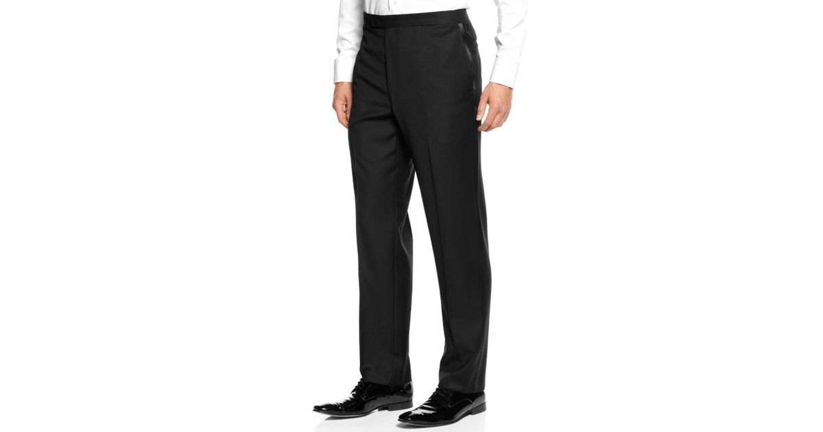 calvin klein tuxedo pants