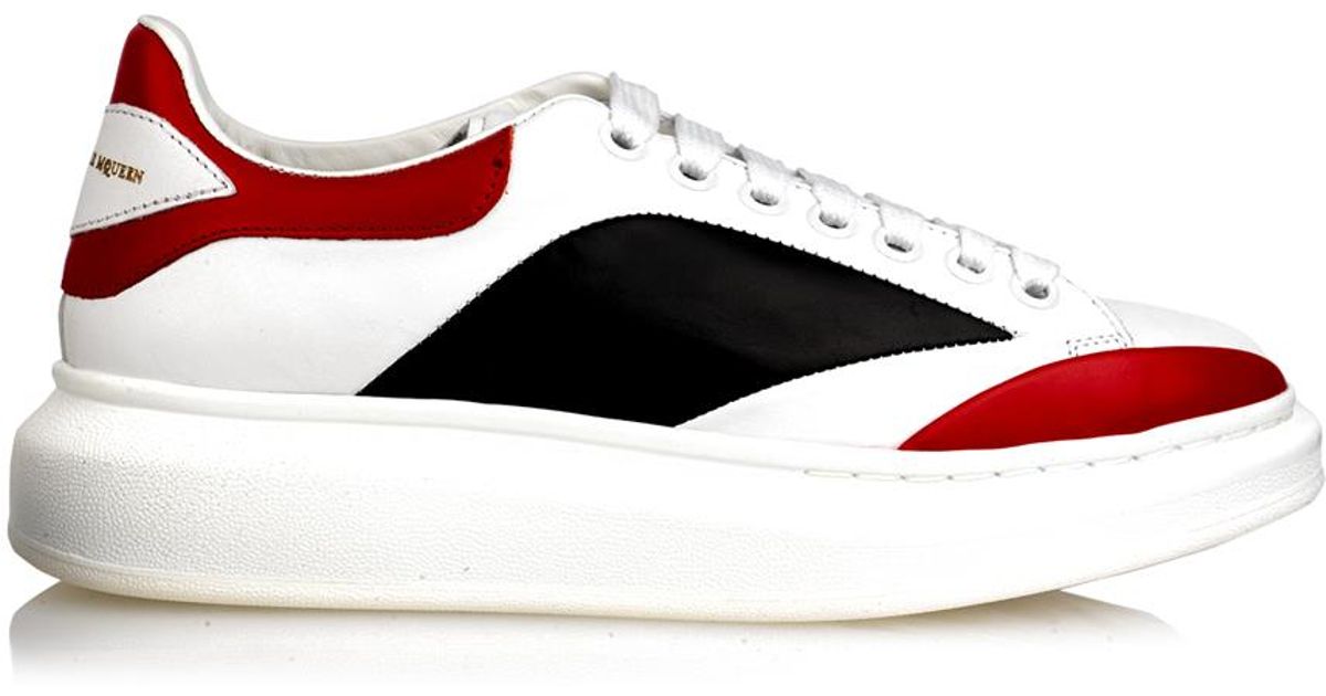 red and black alexander mcqueen sneakers