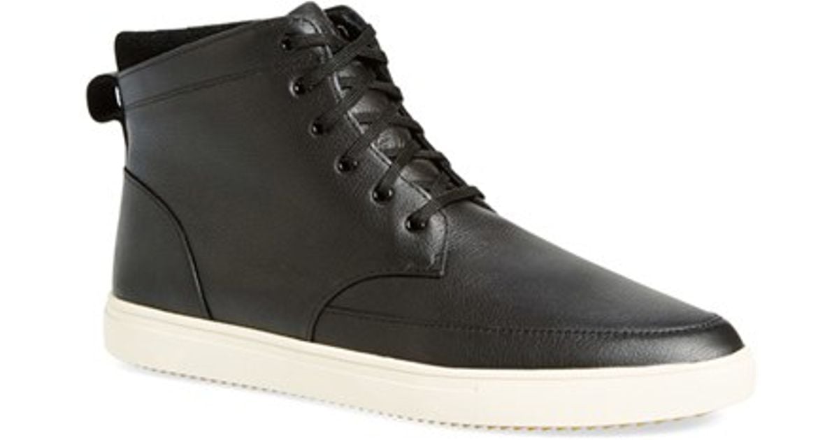 Lyst Clae Hamilton Leather High Top Sneakers In Black For Men