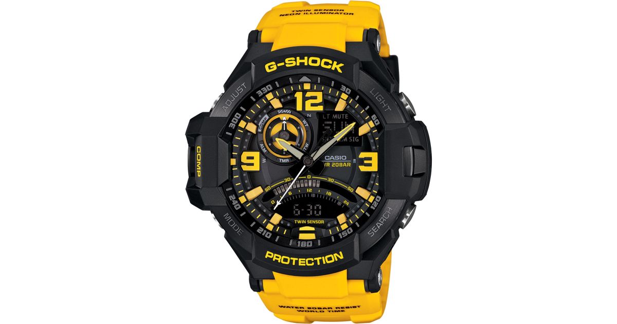 g shock yellow strap