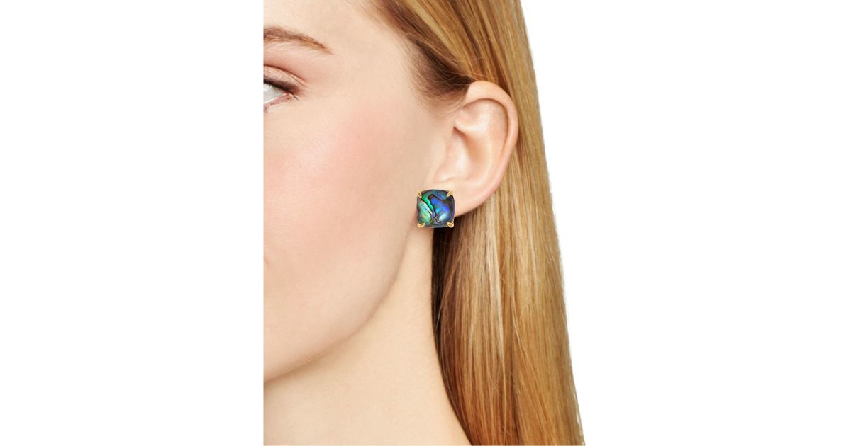 Lyst Kate Spade New York Square Stud Earrings