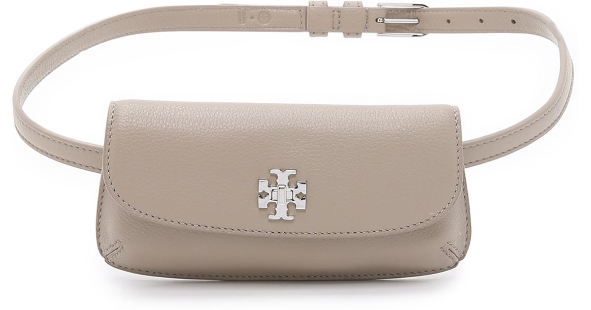 Tory burch Diana Fanny Pack French Grey in Gray (French Grey) Lyst