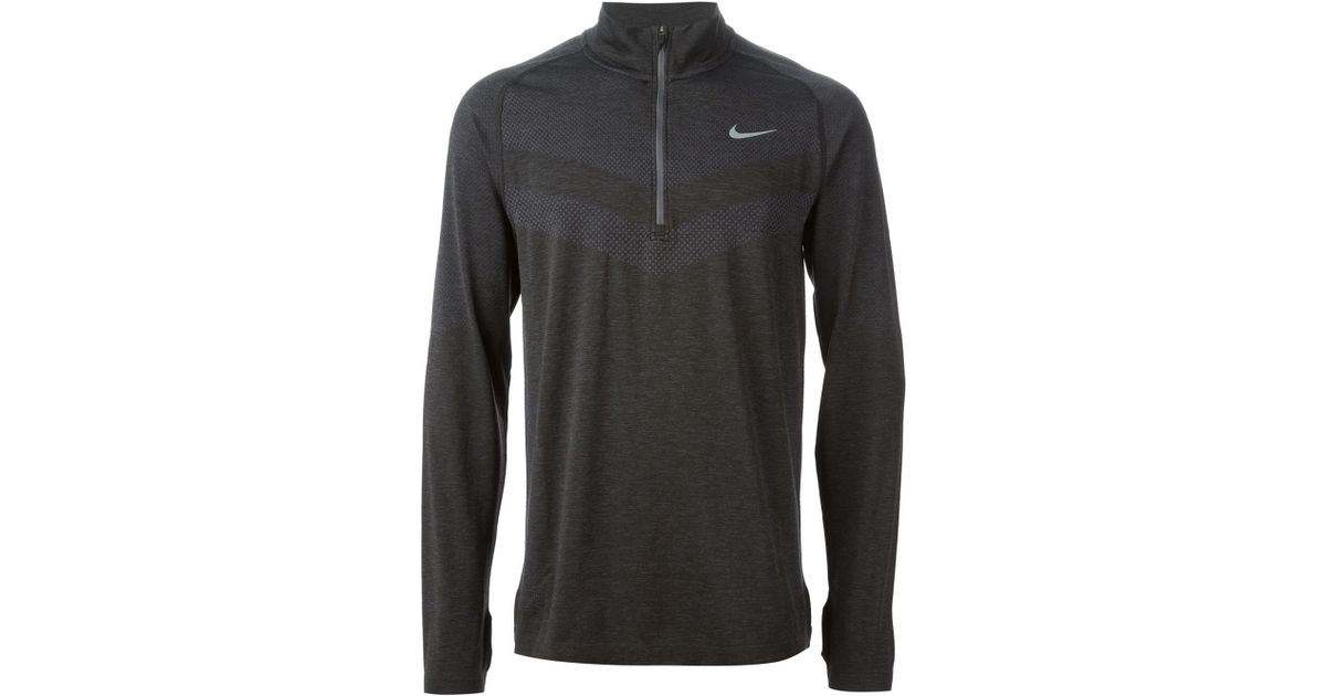 Nike Running Sweater in Gray for Men (grey) Lyst