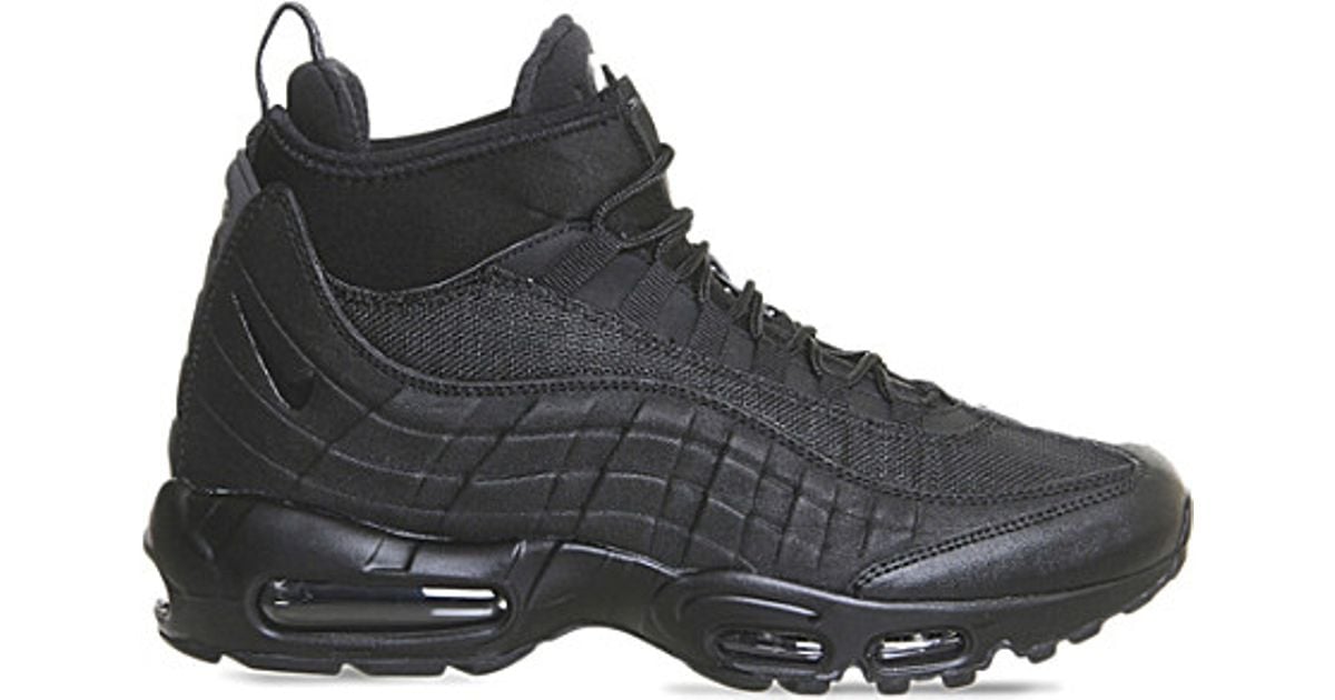Nike Air Max 95 Sneaker Boots in Black for Men (Black black) | Lyst