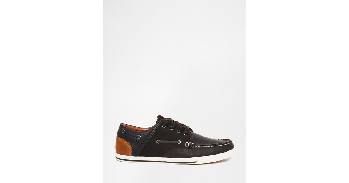 Aldo Ldo Greeney Boat Shoe in Black for Men | Lyst