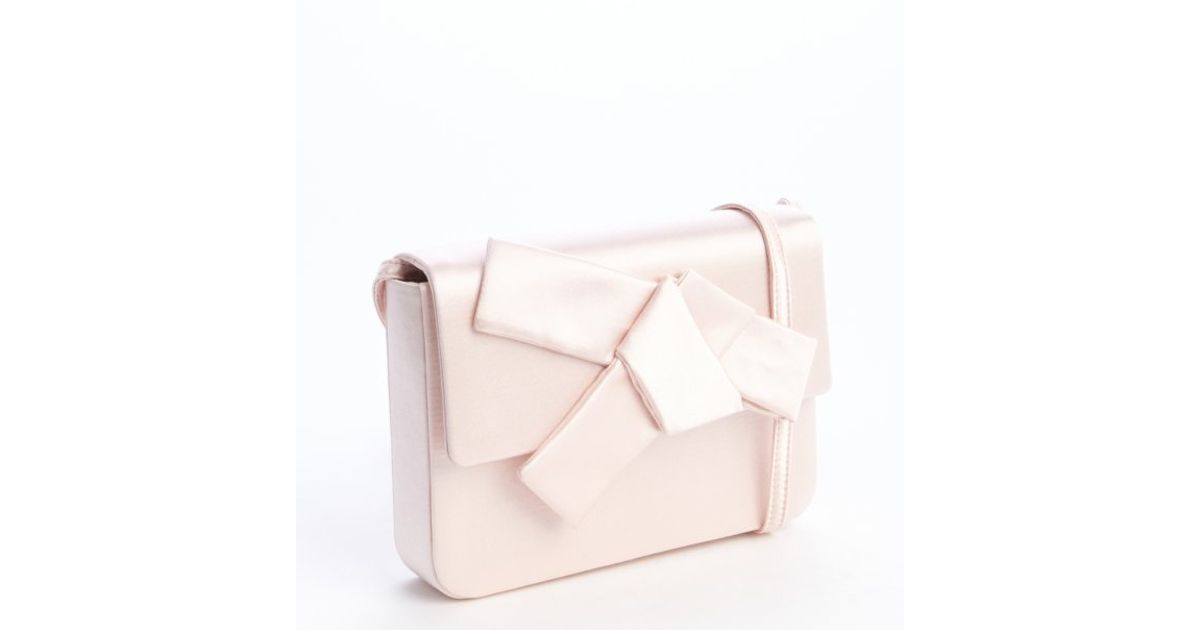replica prada handbags - Prada Orchid Satin Bow Mini Shoulder Bag in Pink | Lyst
