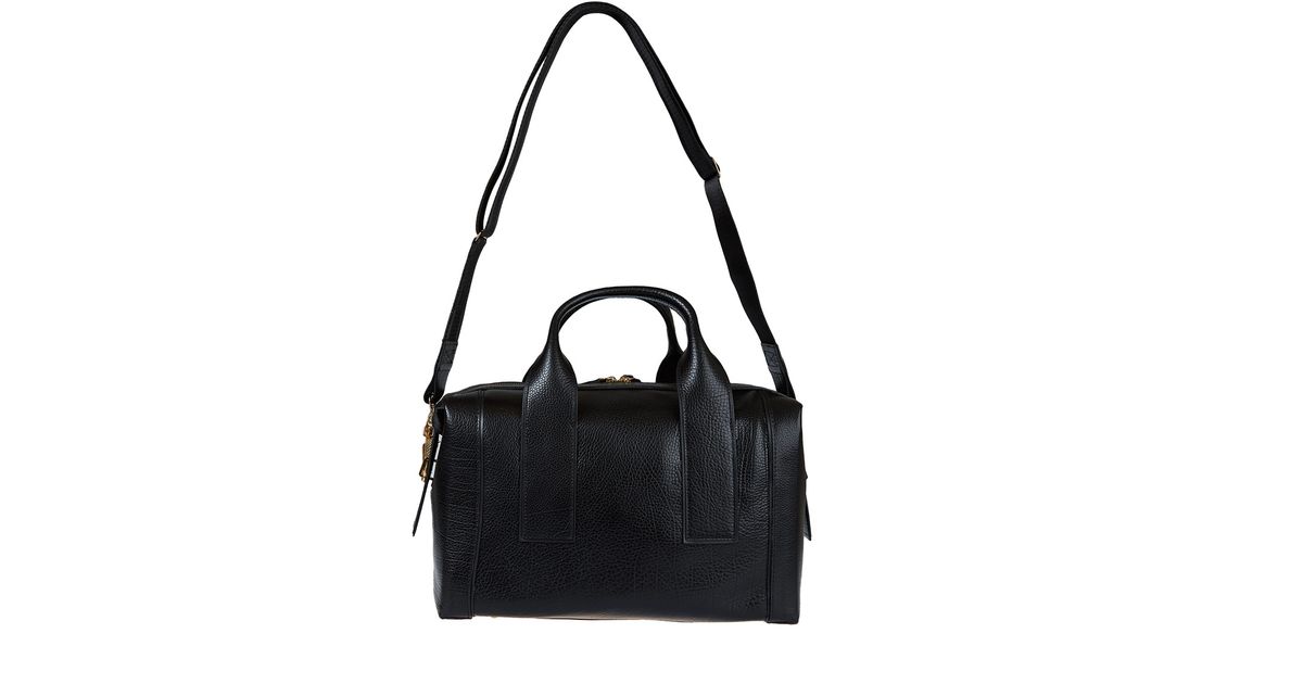Pierre hardy Black Leather Bowling Bag in Black Lyst