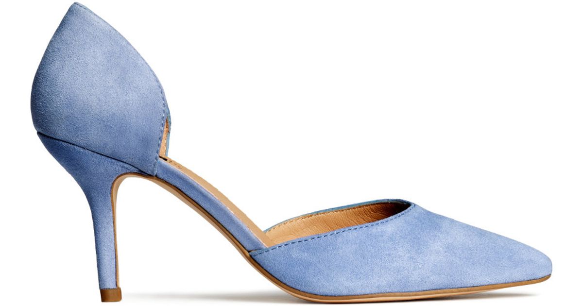 blue suede courts