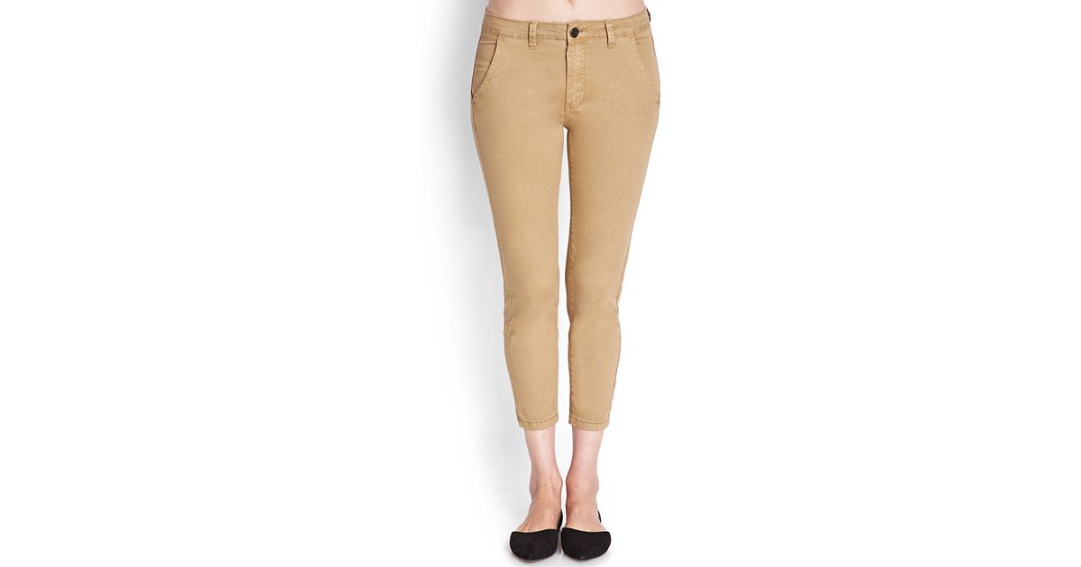 orange cigarette pants