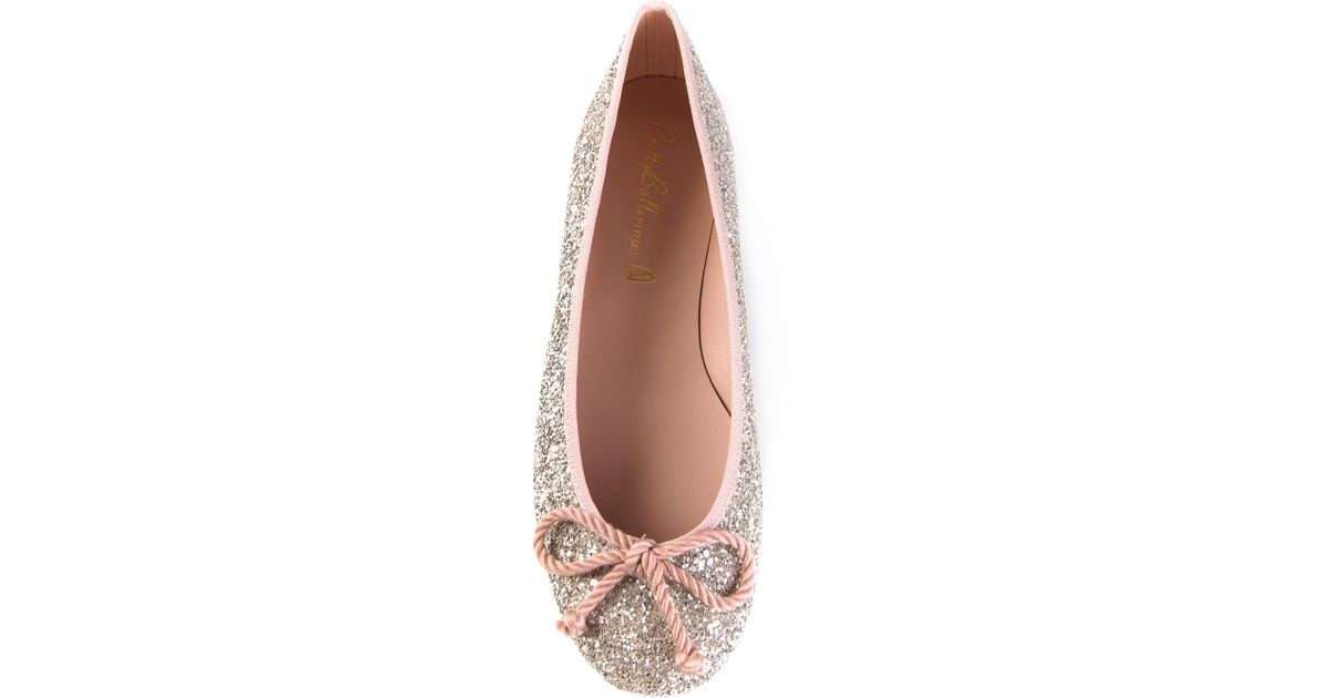 Lyst Pretty Ballerinas Glitter Ballerina in Pink