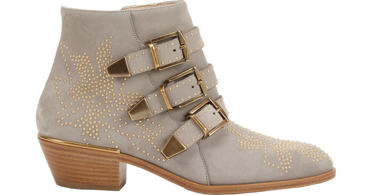 chloe susanna boots grey