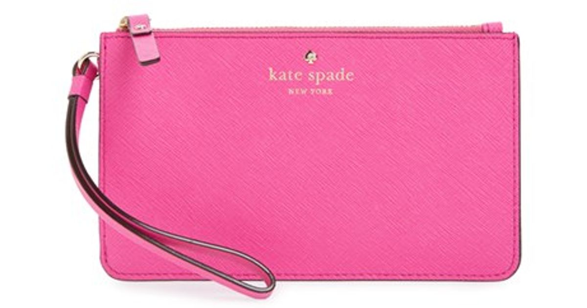 pink wrist bag