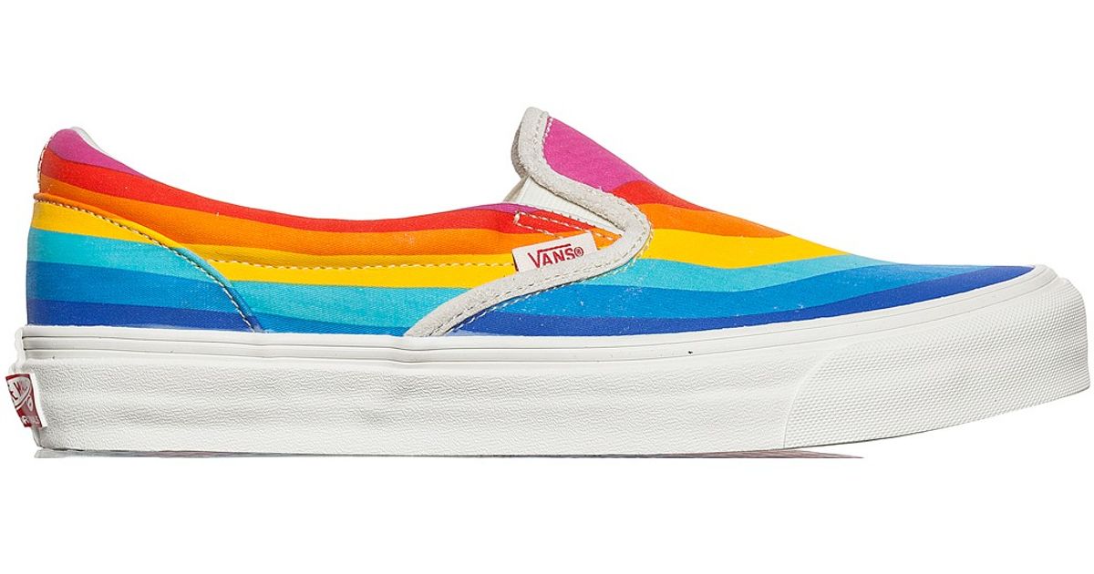 vans classic slip on rainbow vans classic slip on rainbow