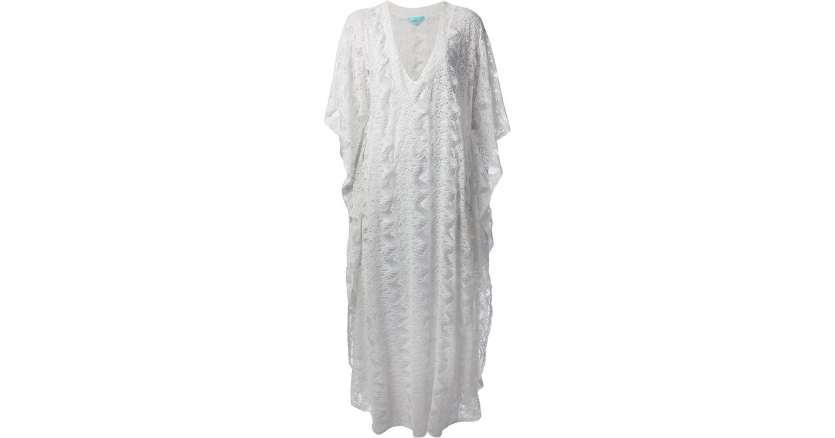 Lyst Melissa Odabash Camilla Crochet Kaftan in White