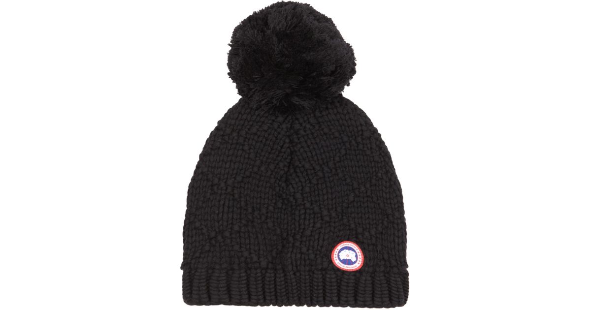 canada goose pom hat womens