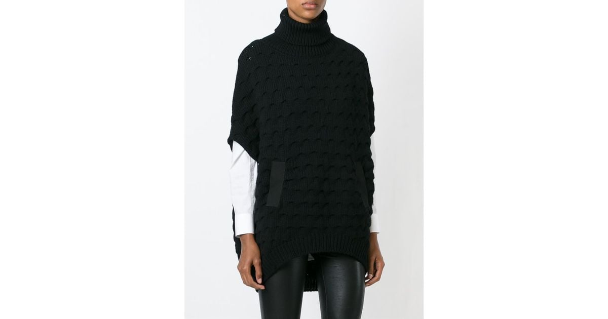 moncler bobble knit poncho moncler bobble knit poncho