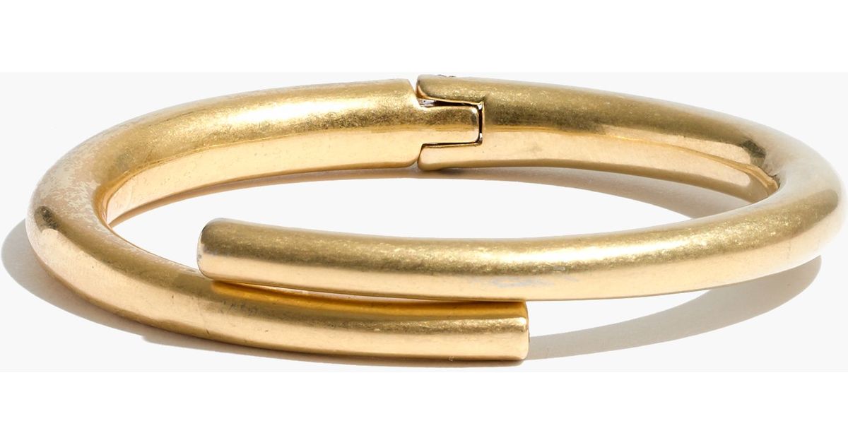 Lyst Madewell Wraparound Hinge Bracelet In Metallic