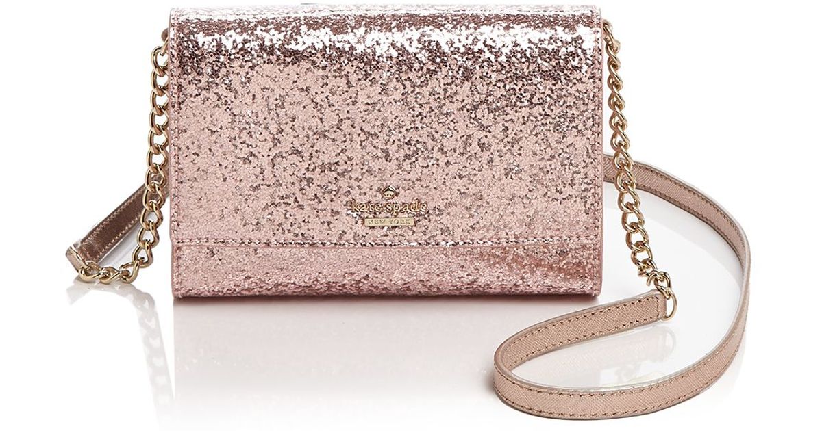 Lyst Kate Spade New York Glitter Bug Cami Mini Bag In Pink 6202