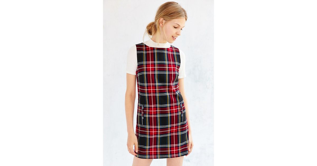 BB Dakota Harlow Tartan Plaid Shift Dress | SHOPBOP