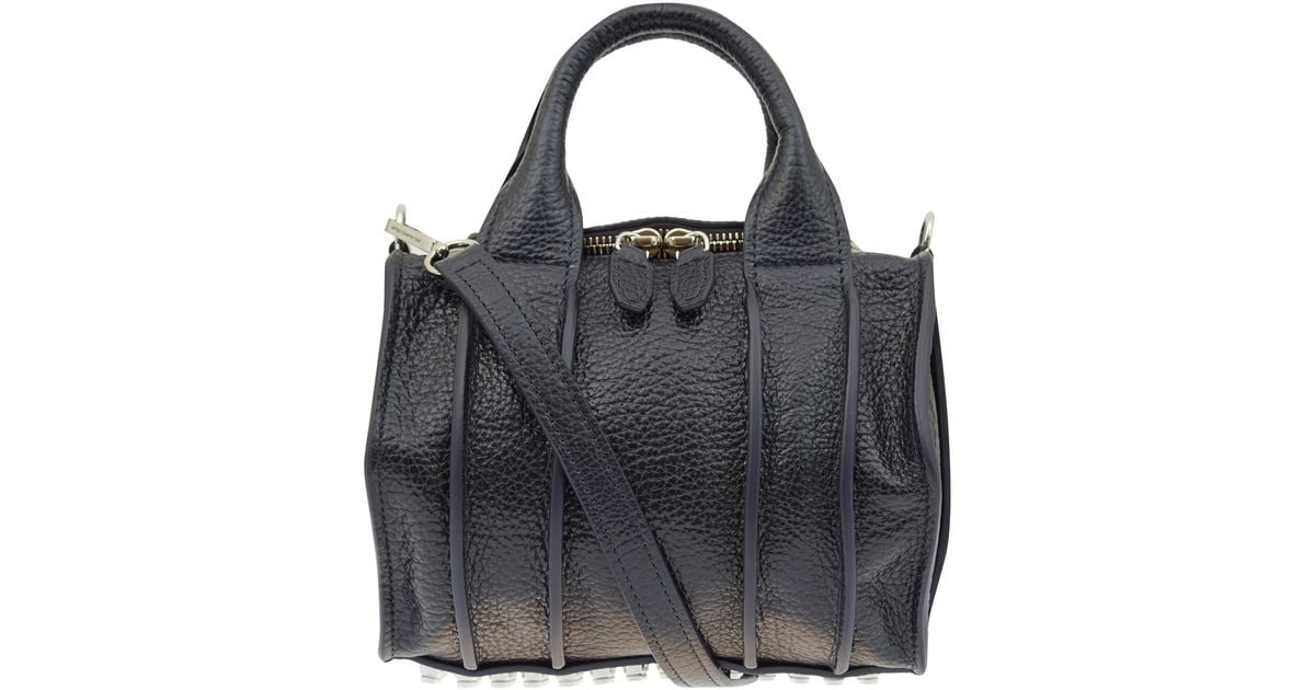 Lyst Alexander Navy Inside Out Rockie Bag In Blue