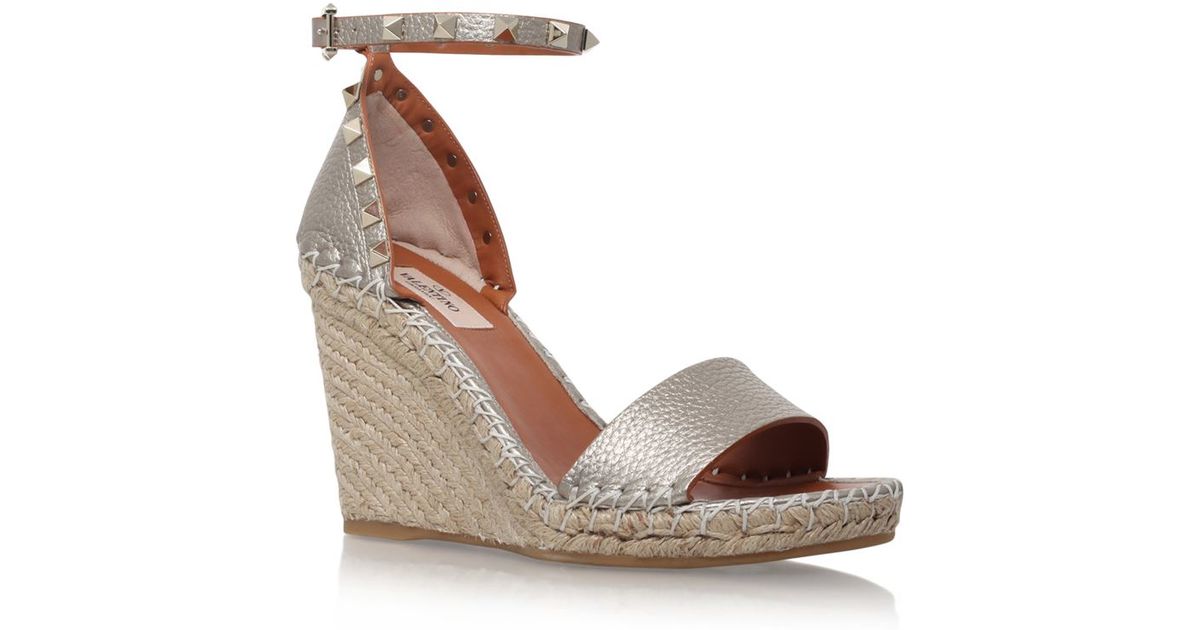 valentino espadrille wedge
