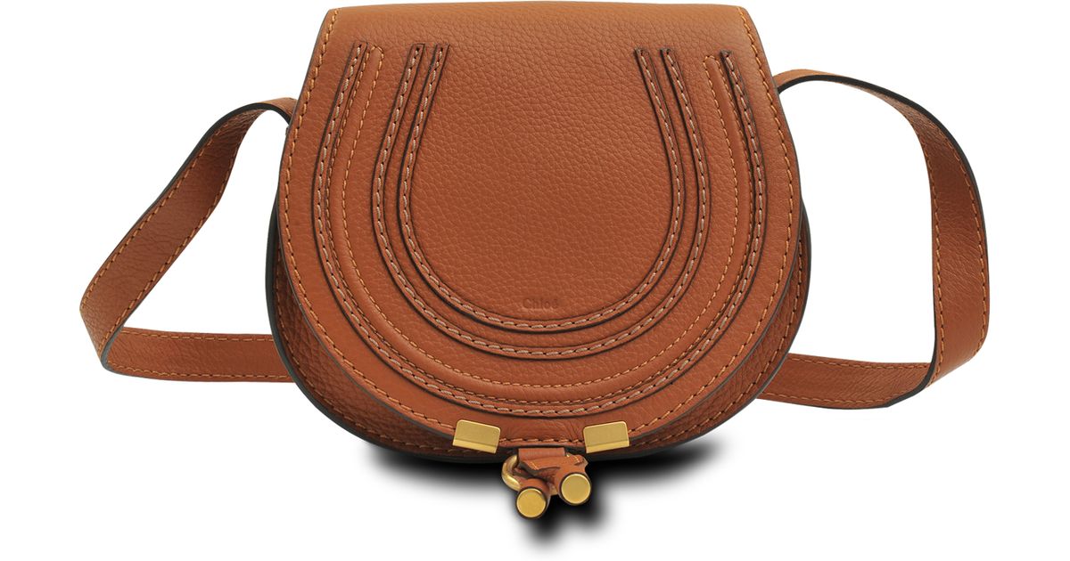 clhoe bag - Chlo Small Marcie Crossbody Bag in Brown | Lyst
