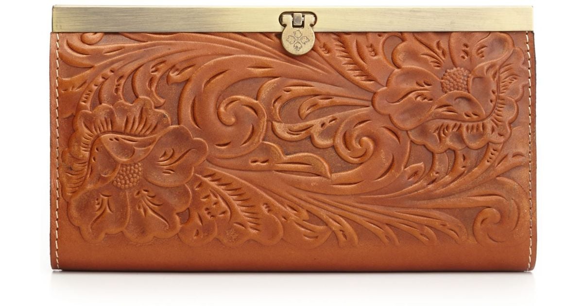 Patricia nash Tooled Cauchy Wallet in Floral (FLORENCE) | Lyst