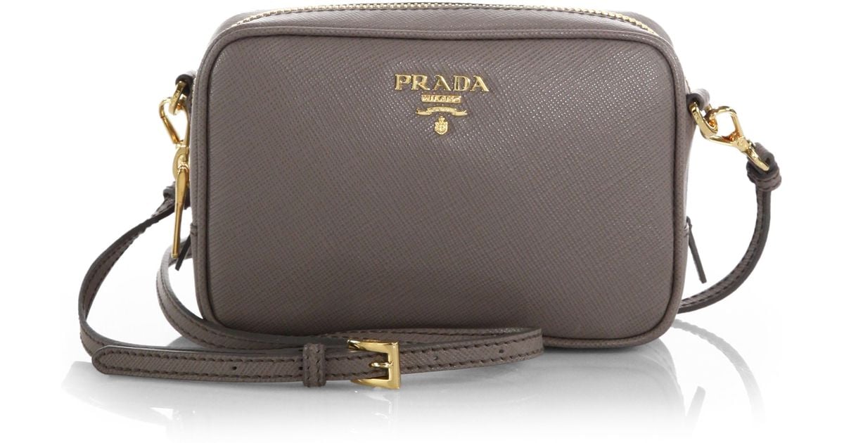 prada saffiano camera crossbody bag