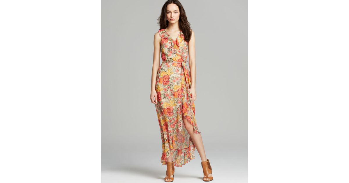 guess maxikleid floral