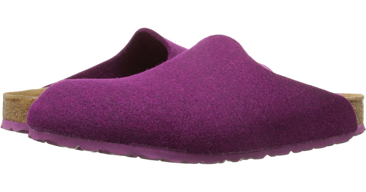 birkenstock purple clogs