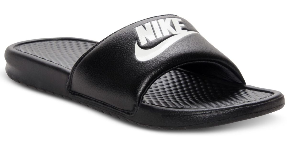  Nike  Men s Benassi Just  Do  It Slide Sandals  From Finish 