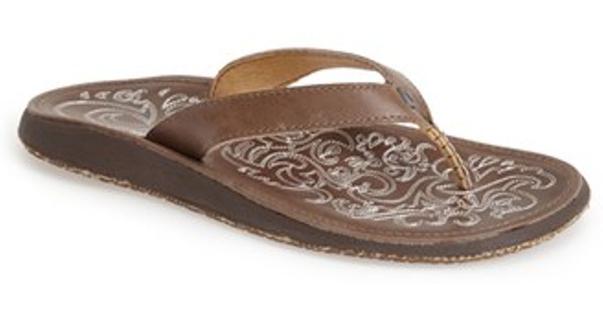 olukai women's paniolo thong sandals