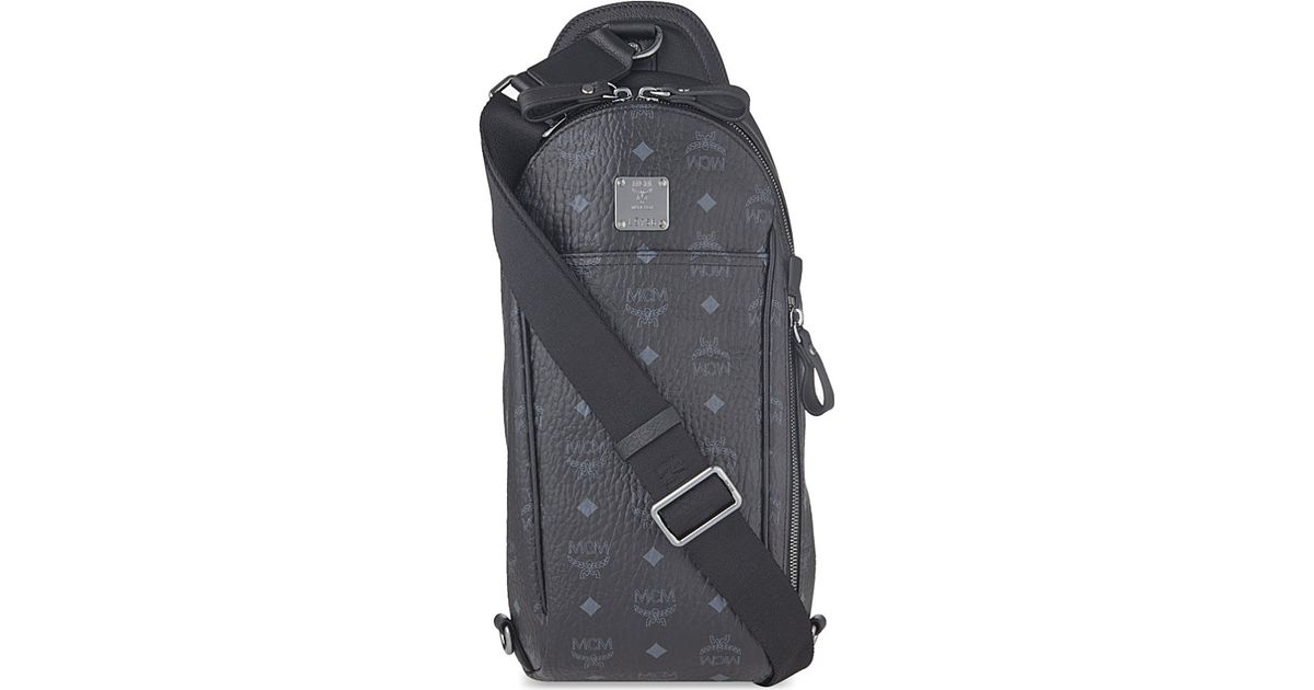 Mcm Stark Medium Cross Body Bag Black In For Men Lyst