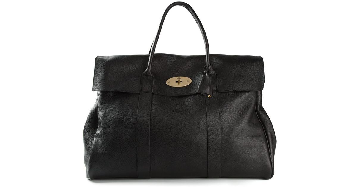 Mulberry Black Oversized Bayswater Bag Mulberry Black Oversized Bayswater Bag