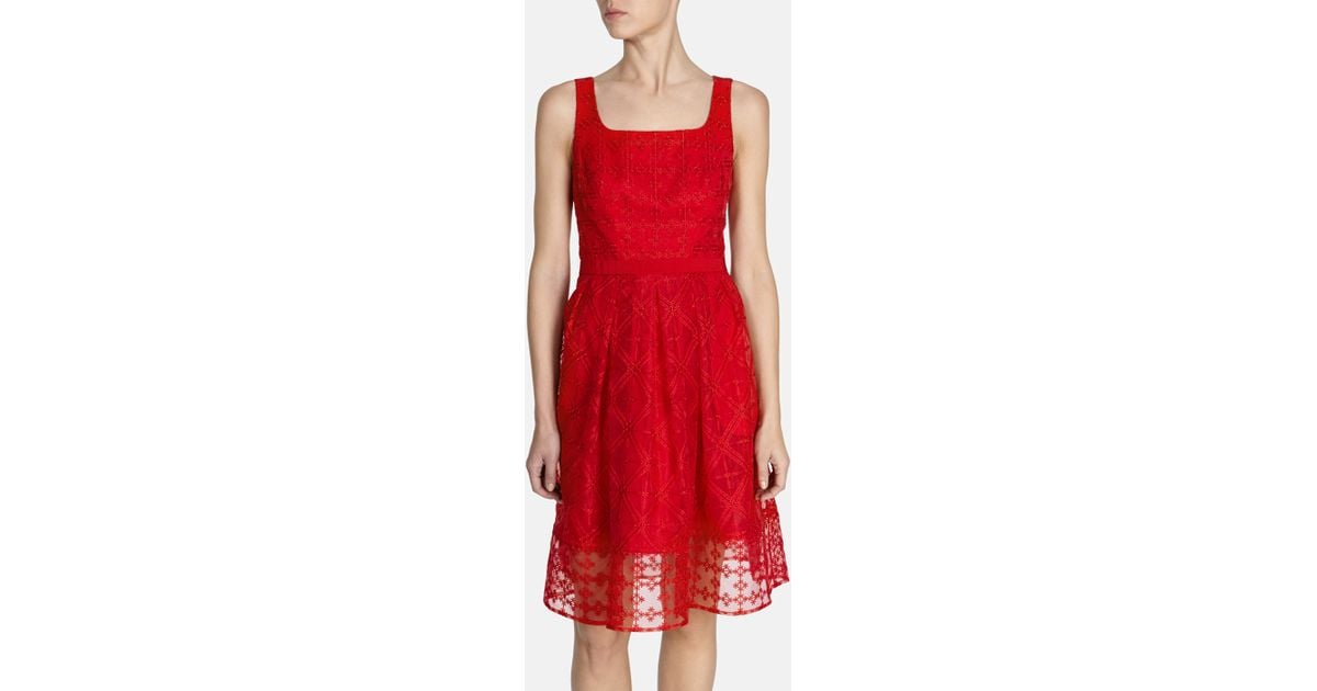 Red Organza Dress